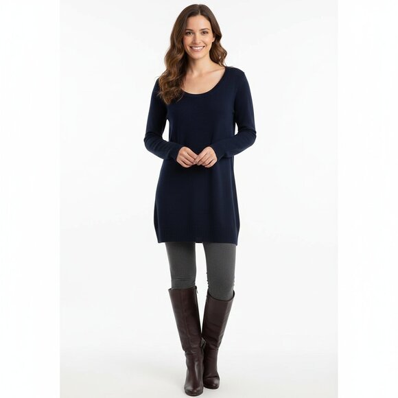 Talula Aritzia Heather Teal Tunic Sweater - Size XS - Picture 1 of 7